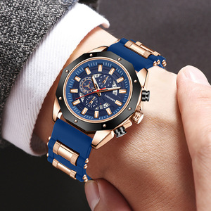 Relojes de moda para hombre, reloj deportivo de silicona de lujo de marca superior, reloj de pulsera con fecha de cuarzo para hombre, reloj cronógrafo para hombre - Product Image 3
