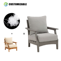 Table d'extérieur en HDPE écologique, 100% recyclée, imperméable, résistante aux UV, design contemporain, utilisation hôtelière, garantie 5 ans