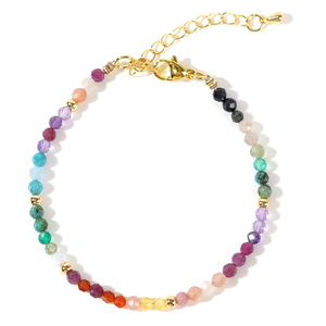 Pulsera minimalista <span class=keywords><strong>de</strong></span> piedras preciosas naturales Resoul, cuentas <span class=keywords><strong>de</strong></span> piedra chapadas en <span class=keywords><strong>oro</strong></span>, pulseras <span class=keywords><strong>de</strong></span> cristal ajustables, joyería <span class=keywords><strong>de</strong></span> moda para mujer - Product Image 4