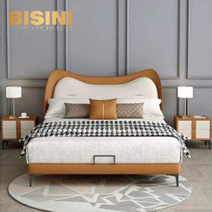 Cama sencilla y moderna <span class=keywords><strong>para</strong></span> niños y <span class=keywords><strong>niñas</strong></span>, bolsa suave de almacenamiento de lujo, de madera maciza - Product Image 2