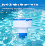 LanVol Distributeur de chlore flottant pour piscine, distributeur automatique de produits chimiques pour piscine, modèle extensible, flotteur pour comprimés