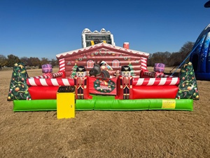 Nouveau renne de Noël mécanique-Bounce <span class=keywords><strong>Pro</strong></span> gonflables renne de rodéo à bascule de Noël - Product Image 4