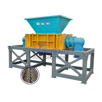 Dubbele As Shredder Machine Hout Afval Kokosnoot Shredder Palm Pit Shell Slijpmachine Olijven Breekmachine