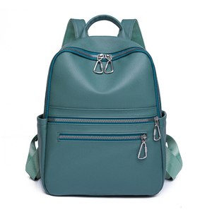 OEM personalizzato grande Vintage antifurto da donna in pelle zaino classico a tracolla stile scolastico con Logo personalizzato - Product Image 1
