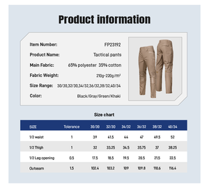 <span class=keywords><strong>Pantalon</strong></span> <span class=keywords><strong>de</strong></span> chasse et <span class=keywords><strong>de</strong></span> <span class=keywords><strong>randonnée</strong></span> <span class=keywords><strong>imperméable</strong></span> pour <span class=keywords><strong>homme</strong></span>, couleur kaki, <span class=keywords><strong>pantalon</strong></span> cargo tactique - Product Image 4
