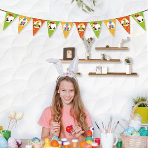 Guirnalda de Conejitos de Pascua, Decoración para Fiestas, Bandera de Jardín, Banderín, Guirnalda de Cuerda - Product Image 2