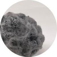 Fibre de rembourrage écologique en polyester HC au charbon de bambou vierge 7D 60mm pour garnissage et rembourrage