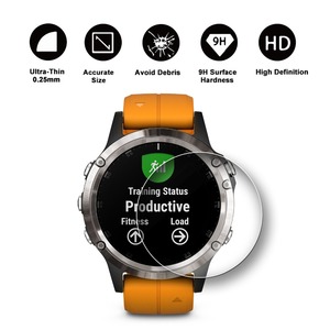 Cho <span class=keywords><strong>Garmin</strong></span> Fenix 5 bảo vệ màn hình, 2 Gói chống vân tay kính cường lực xem màn hình bảo vệ phim cho <span class=keywords><strong>Garmin</strong></span> Fenix nối tiếp 5 - Product Image 5