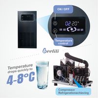 Mini refroidisseur d'eau sous évier comptoir sous évier refroidisseur d'eau refroidissement rapide petite taille sous évier four