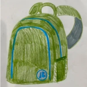 Mochila de poliéster suave Unisex con dibujos animados de gran capacidad personalizada, forro antirrobo con cremallera, impermeable, Material de PC, mochila escolar