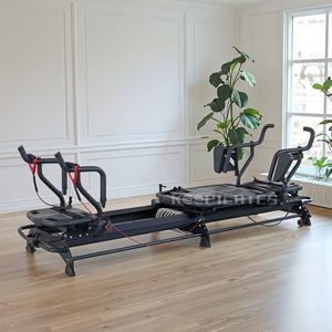 Suministro directo de fábrica M3K + Megaformer aleación de aluminio Megaformer <span class=keywords><strong>Pilates</strong></span> <span class=keywords><strong>Machine</strong></span> Studio Gym <span class=keywords><strong>Pilates</strong></span> Reformer para entrenamiento - Product Image 2