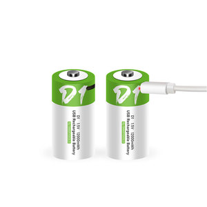 SMARTOOOLS Baterai Sel D Kapasitas Tinggi Baterai Li-ion Silinder 1.5v Baterai Isi Ulang Ukuran D dengan Indikator Pengisian Daya LED - Product Image 4