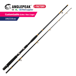 Canne à pêche en eau salée pour la pêche en haute mer, 1,8 m 2,1 m, en fibre de carbone extra rigide, action rapide, robuste, pour la pêche en bateau, canne de jigging pour <span class=keywords><strong>thon</strong></span> - Product Image 1