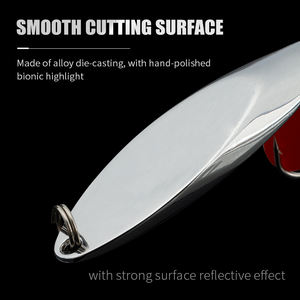 LUSHAZER 5 pçs/set Metal <span class=keywords><strong>Jig</strong></span> Colher Iscas Spinner Isca De Pesca 5g 10g 14g 21g 28g Fundição Dura Isca De Pesca para Bass Pike Trout - Product Image 4