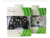 Manette filaire pour Xbox 360 avec moteur de vibration et compatibilité casque pour console Xbox 360 et PC