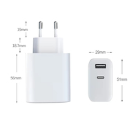 Chargeur rapide PD 65W US EU Type C GaN, adaptateur secteur Type-C pour tablettes, ordinateurs portables Dell HP