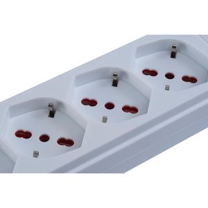 Rosa presa di corrente 4 prese con porte USB 2 X 3.4A Schuko 10/16A per uso domestico senza cavo - Product Image 2