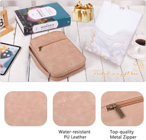 Housse et étui de Bible en cuir PU simple et portable pour femmes, personnalisables avec faible MOQ, fermeture éclair et poche durables – Direct Usine - Product Image 1