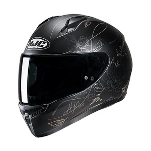 Casco HJC C10 Epik Negro Mate Dorado S Casco Integral para Motocicleta - Product Image 1
