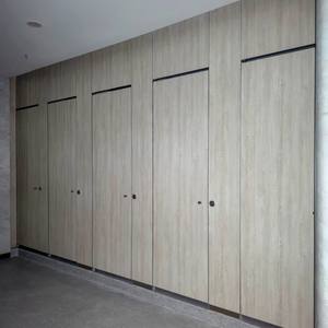 Mamparas de Baño Laminadas Compactas Modernas <span class=keywords><strong>Serie</strong></span> DEBO con Acabado de Madera Resistentes a los Arañazos - Product Image 4