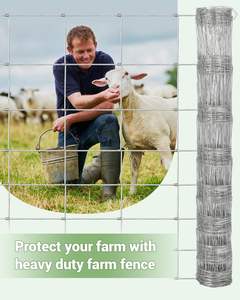 पशु खेत, घोड़े के रेंच के लिए गैल्वेनाइज्ड कोटिंग के साथ उच्च तन्यता पशु बाड़ - Product Image 2