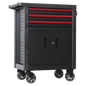 <span class=keywords><strong>Chariot</strong></span> à outils multifonction pour atelier |   Armoire à 3 tiroirs avec compartiment latéral |   Revêtement thermolaqué, personnalisation <span class=keywords><strong>de</strong></span> la marque disponible - Product Image 4