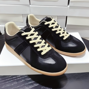 Zapatillas de Cuero Retro de Marca de Lujo de Alta Calidad, Mocasines <span class=keywords><strong>Casuales</strong></span> con Suela Gruesa, Zapatos Deportivos Transpirables y Ligeros - Product Image 1