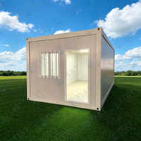 Casa Contenedor Aislada e Insonorizada FLKT, de Ensamblaje Rápido, Prefabricada, Modular, Móvil, para Vivienda u Oficina en Obra