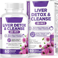 OEM Détox Hépatique 28 en 1 Capsules Marque Privée Chardon-Marie Complément Alimentaire Soutien Métabolique Vitalité Mélange de Pilules