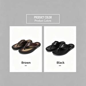 Sandalias y <span class=keywords><strong>Chanclas</strong></span> <span class=keywords><strong>de</strong></span> <span class=keywords><strong>Hombre</strong></span> con Costuras Vintage, Estilo Casual para Exteriores - Product Image 4
