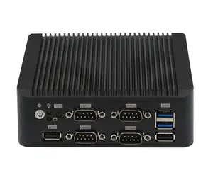 Multi-porte Fanless completamente personalizzato industriale Cnc sistema elettronico Self-Service Mini Pc ad alte prestazioni supporto 5g Wifi