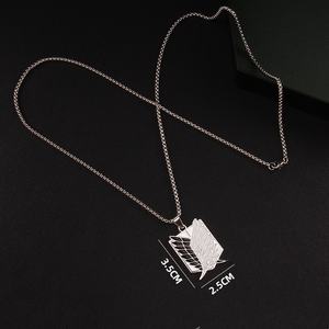 Accesorios <span class=keywords><strong>de</strong></span> anime <span class=keywords><strong>de</strong></span> moda ataque a Titán collar Survey Corps Wings of Freedom colgante collar ataque a Titán - Product Image 6