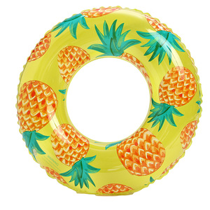 ห่วงยางว่ายน้ำพิมพ์ลายผลไม้ แตงโม สตรอว์เบอร์รี สับปะรด เชอร์รี สำหรับผู้ใหญ่ ใช้ได้ทั้งชายและหญิง ทำจาก PVC หนา 0.18 มม. - Product Image 4