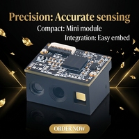 DE2110 Mini module de scanner de codes à barres 2D à interface USB/TTL portable avec source lumineuse pour la numérisation de codes QR et de codes à barres 1D en stock