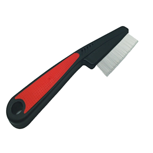 Ensemble de peignes anti-puces pour petits animaux pour chiens chats brosse en plastique TPR pour enlever les tiques des chiens source de charge de traitement des puces emballée dans une boîte - Product Image 1