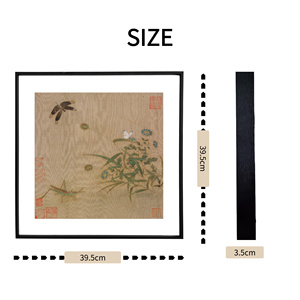 Tranh in kỹ thuật số tranh hoa giả cổ điển Trung Hoa thân thiện với môi trường, trang trí nhà cửa, tranh treo tường, khung tranh - Product Image 4