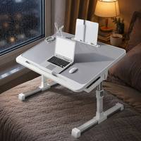 Bureau d'ordinateur pliable sur mesure OEM, support pour ordinateur portable réglable en hauteur, table portable avec tiroir pour le travail, les jeux et les études