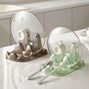 HeDou C Pot Lid Rack Double Layer Countertop Storage Organizer Kitchen Storage ABS Material - Product Image 1