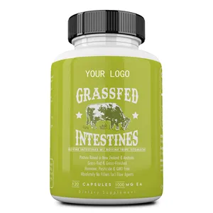 प्राकृतिक Grassfed Desiccated नई न्यूजीलैंड घास खिलाया बीफ़ अंगों कैप्सूल Gut और पाचन स्वास्थ्य पेट के साथ आंतों का समर्थन करता है