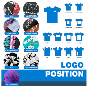 T-shirts décontractés à manches longues en coton 100% tricoté, col rond, motif imprimé <span class=keywords><strong>personnalisé</strong></span>, doux et respirant - Product Image 6
