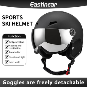 <span class=keywords><strong>Casque</strong></span> de snowboard et de <span class=keywords><strong>ski</strong></span> SDB003, vente directe d'usine, nouveau modèle populaire, personnalisable, avec visière anti-buée, résistant aux chocs - Product Image 2