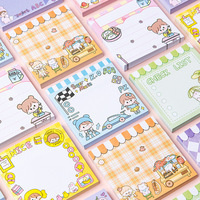 Mignonnes notes autocollantes DIY en papier, index de classement pour l'école, style dessin animé