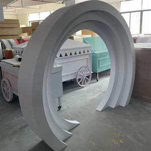 Nuevo Arco de PVC con Forma Redonda Amagized para Telón de Fondo de Boda con Luces LED para Decoración de Eventos - Product Image 6