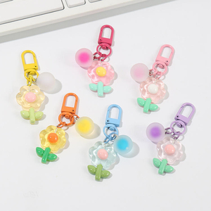 พวงกุญแจรูปดอกไม้ Q Y สำหรับตกแต่งเคสโทรศัพท์ สายคล้องเคส ปลอกป้องกันเคส จี้ห้อยกระเป๋า อุปกรณ์เสริมสำหรับแขวน - Product Image 3