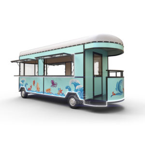 Camión de Comida Personalizado con Color a Elección, Remolque de Comida Móvil de Alta Calidad, Carrito de Helados y Hot Dogs, Camión de Comida Eléctrico para EE. UU. y Europa - Product Image 1