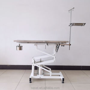 Équipement <span class=keywords><strong>v</strong></span>étérinaire OSCAT ET-4 <span class=keywords><strong>v</strong></span> Top Table d'opération <span class=keywords><strong>v</strong></span>étérinaire levage hydraulique chirurgical avec roues - Product Image 2