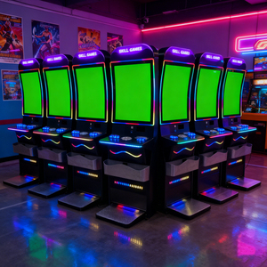 Qiqu America ตู้เกม8 in 1, ตู้เกมสำหรับเล่นเกมที่ใช้ทักษะวิดีโอโค้งโค้งขนาด43" - Product Image 5