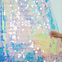 Rideau de fond en sequins