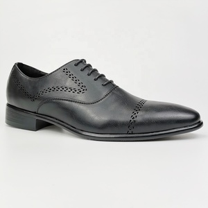 Oxford — chaussures en cuir PU pour <span class=keywords><strong>homme</strong></span>, classique et formelle, disponibles en boutique, bureau ou mariage, bon marché - Product Image 1