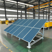 Système de montage au sol pour modules solaires de premier fournisseur, support solaire en alliage d'aluminium avec surface anodisée pour l'installation au sol de systèmes photovoltaïques
